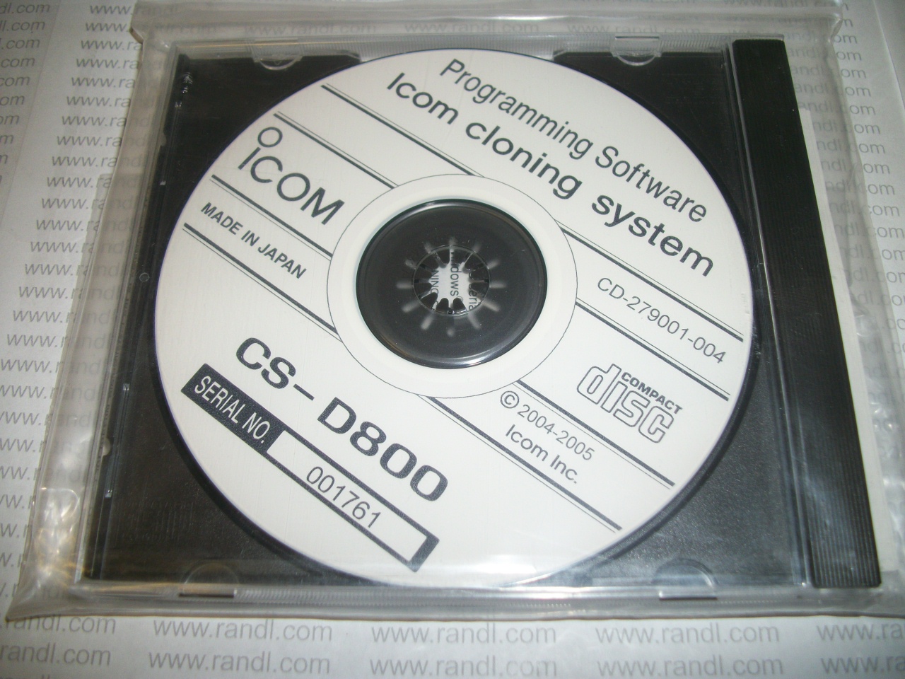 ICOM CLOSEOUT CSD800